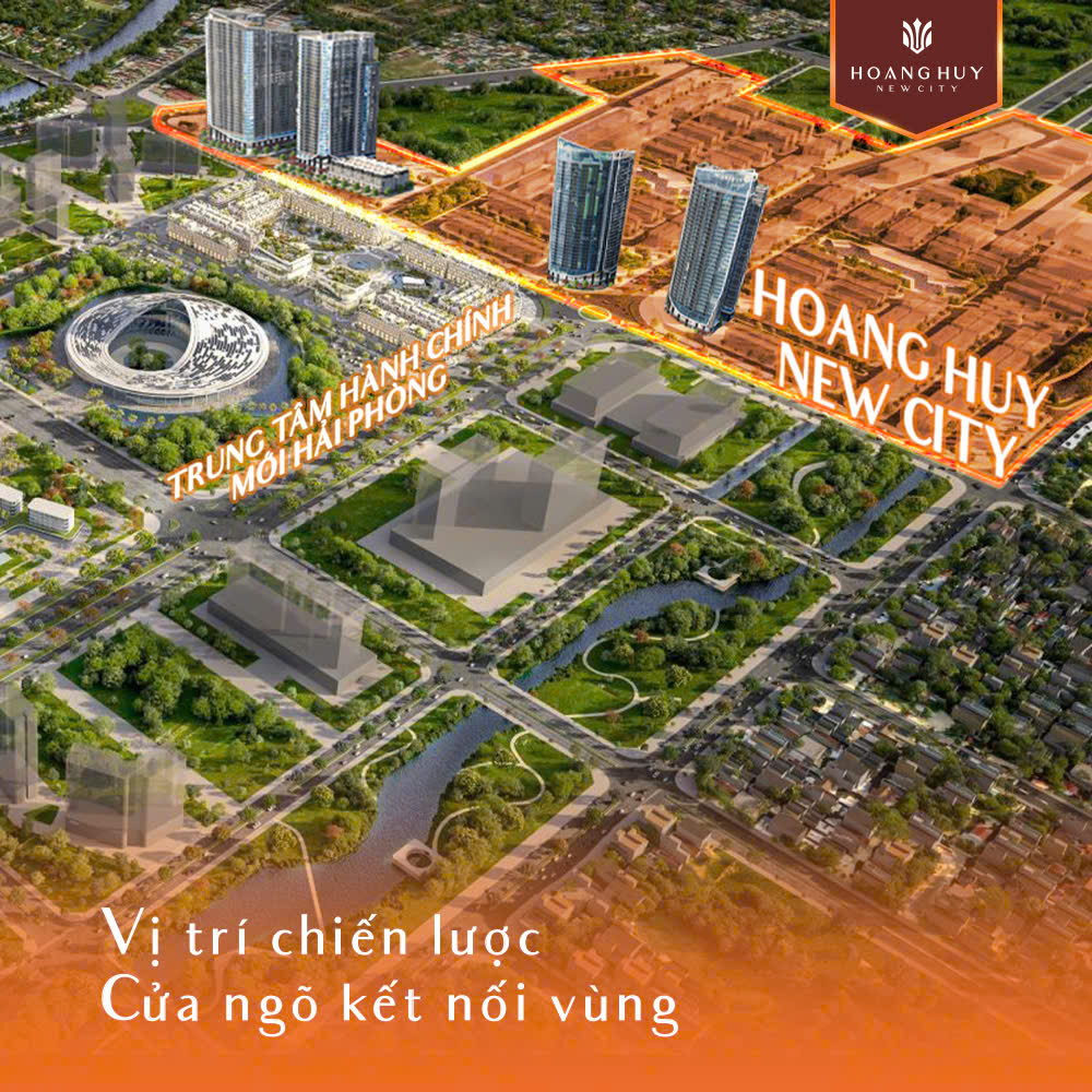 Vị trí Hoàng Huy New City